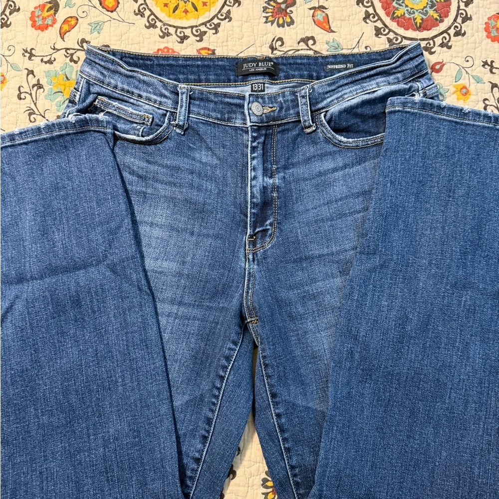 Judy Blue  Denim Jeans, Boyfriend fit, Size 13/31
